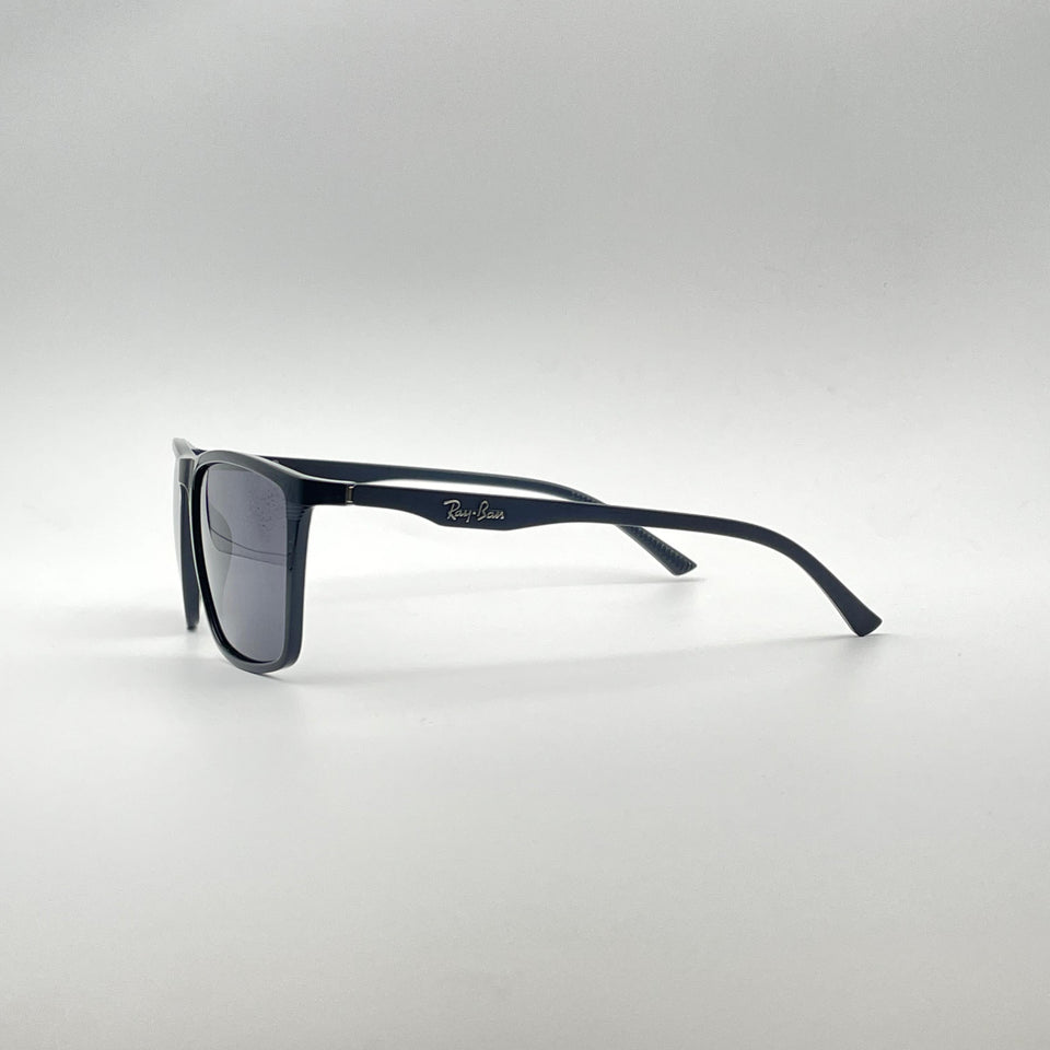 Acetate Black Frame Men Sunglasses-124