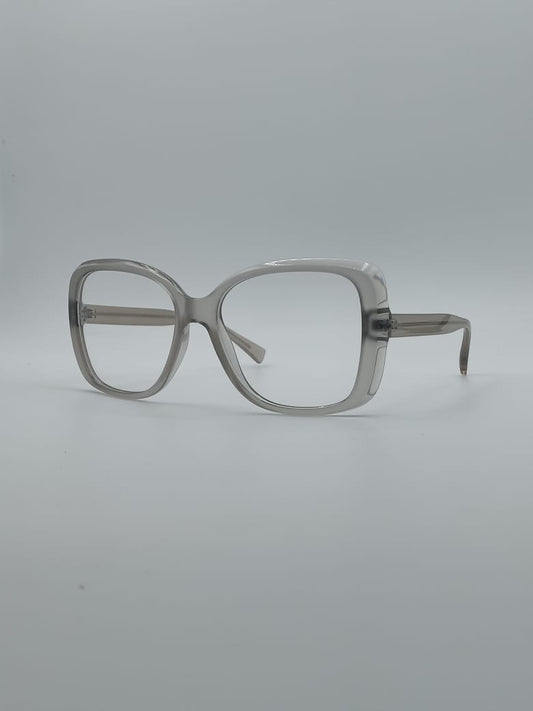 Square Grey Female Frame Optics-001