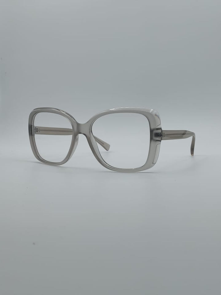 Square Grey Female Frame Optics-001