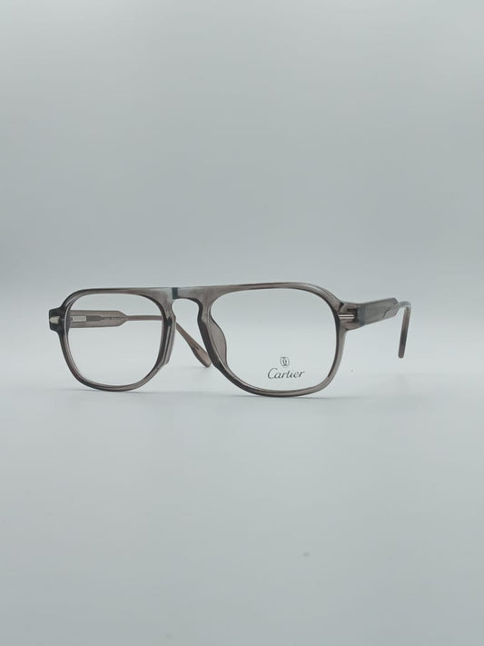 Retro-Aviator Bronze Frame Men's Optics-049