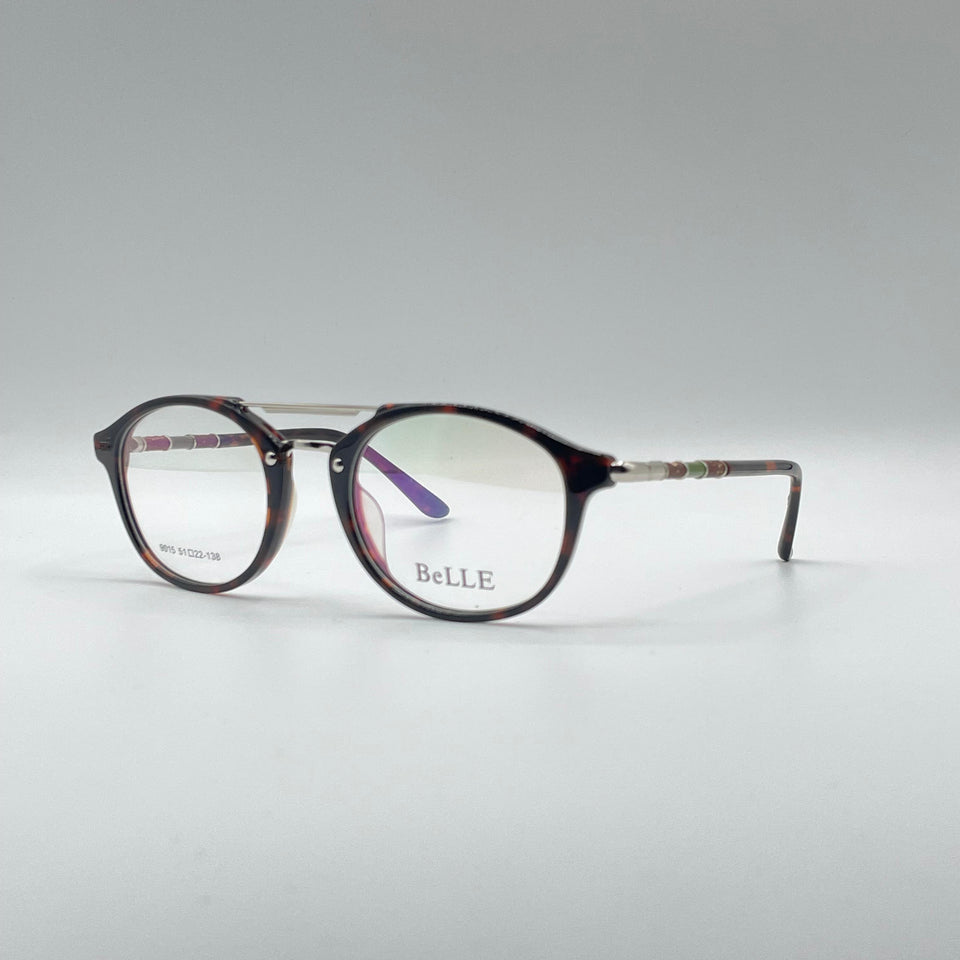 Circular Brown & Orange Frame Unisex Optics-305