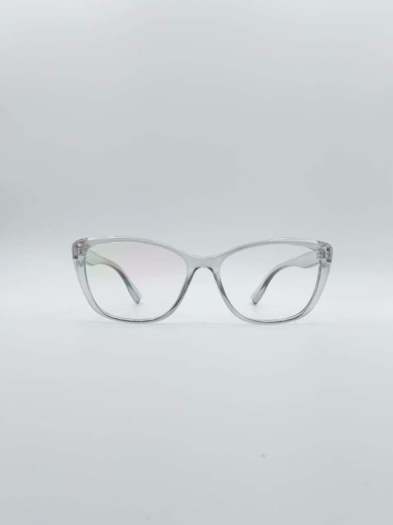 Cat Eye Translucent Frame Women's Optics-059