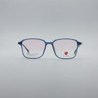 Soft Square Blue Frame Men's Optics-215