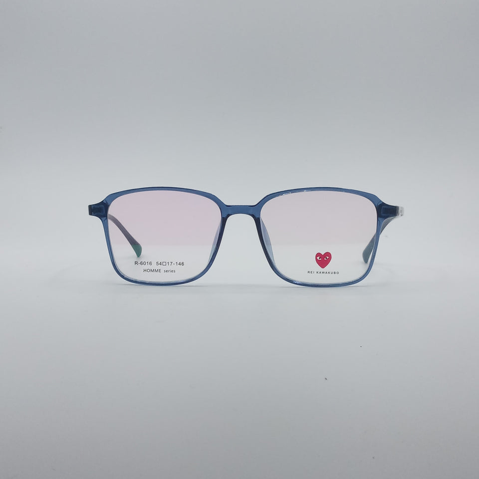 Soft Square Blue Frame Men's Optics-215