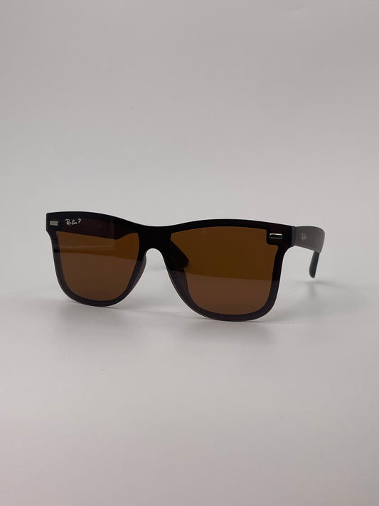 Brown polarized sunglasses with plasitc body-251