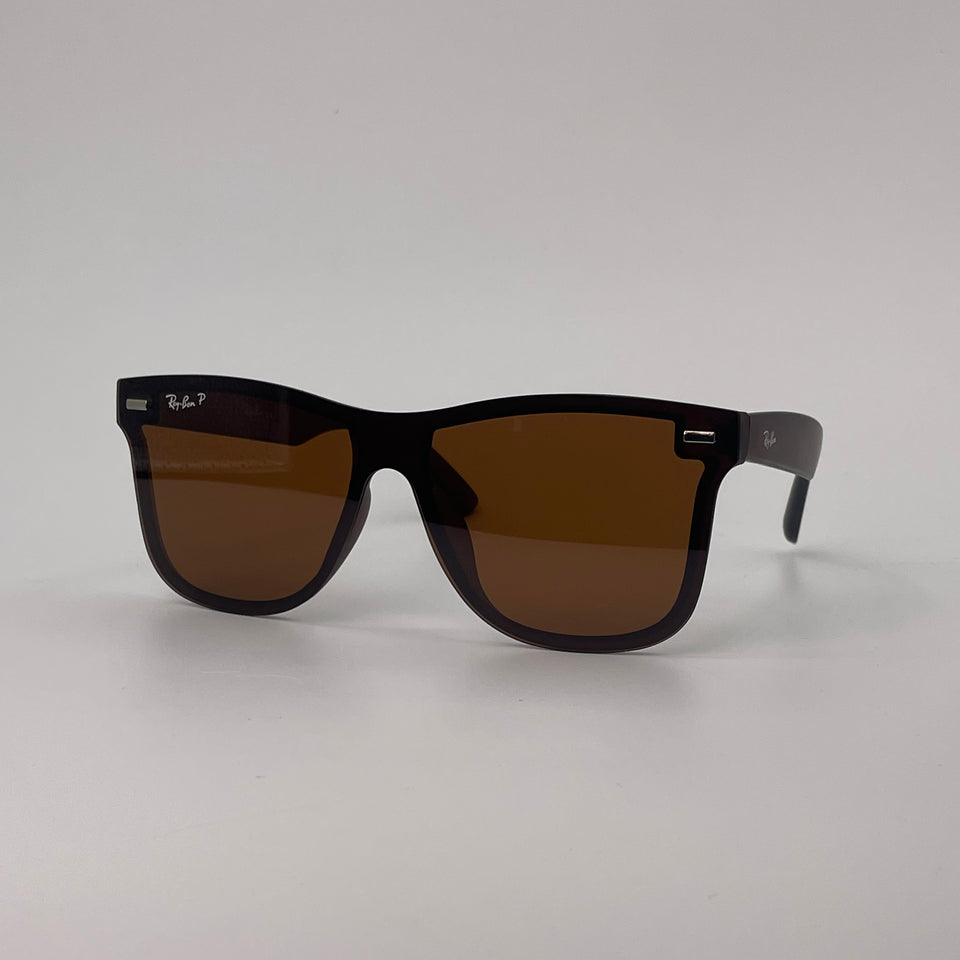 Brown polarized sunglasses with plasitc body-251