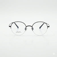 Circular Black Frame Optics-345