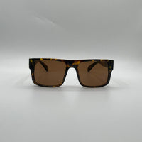 Acetate Tortoise Brown Frame Men Sunglasses-125