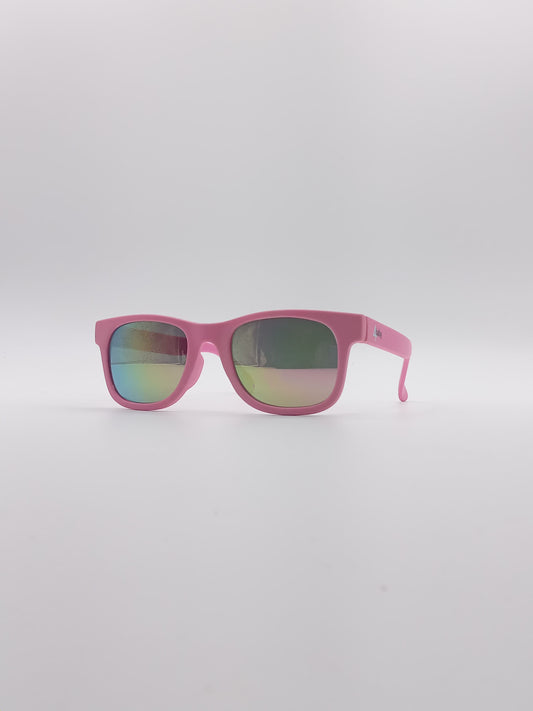 Acetate Pink Frame Kids Sunglasses-060