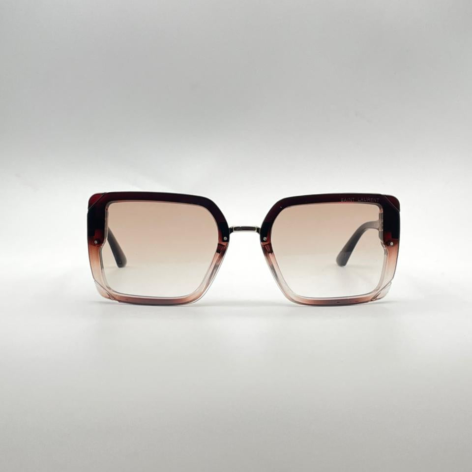 Acetate Brown & Golden Frame Women Sunglasses-116