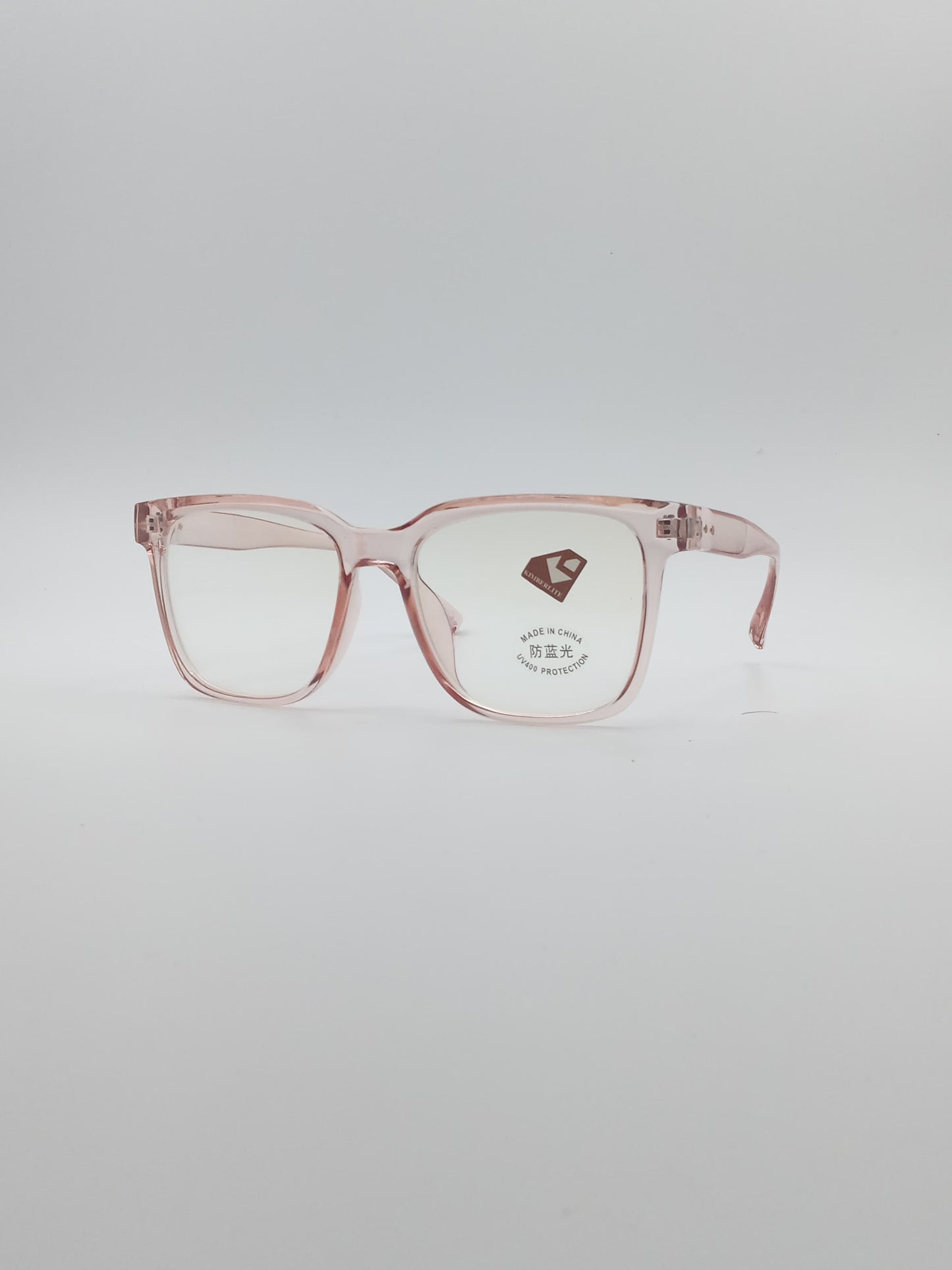 Acetate Translucent Pink Frame Unisex Optics-159