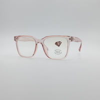 Acetate Translucent Pink Frame Unisex Optics-159