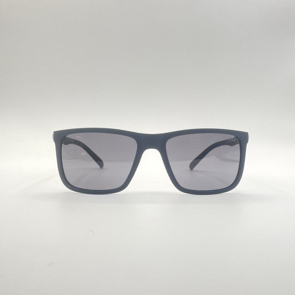 Acetate Dark Blue Frame Men's Sunglasses-108