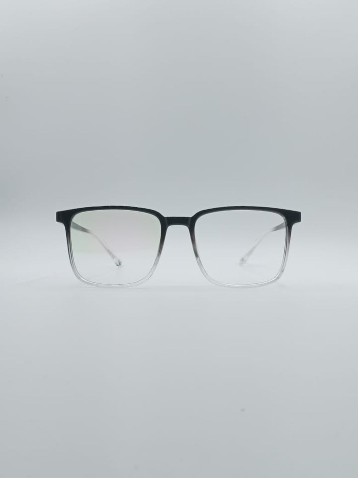 Acetate Black & White Frame Men's Optics-073