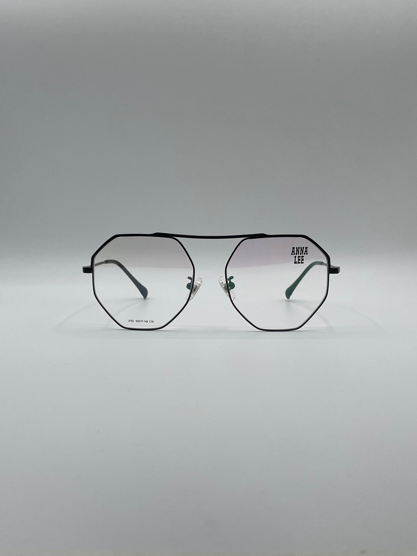 Geometrical Thin Black Frame Unisex Optics-311