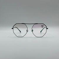 Geometrical Thin Black Frame Unisex Optics-311