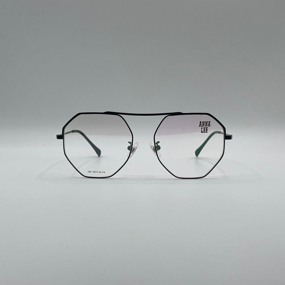Geometrical Thin Black Frame Unisex Optics-311