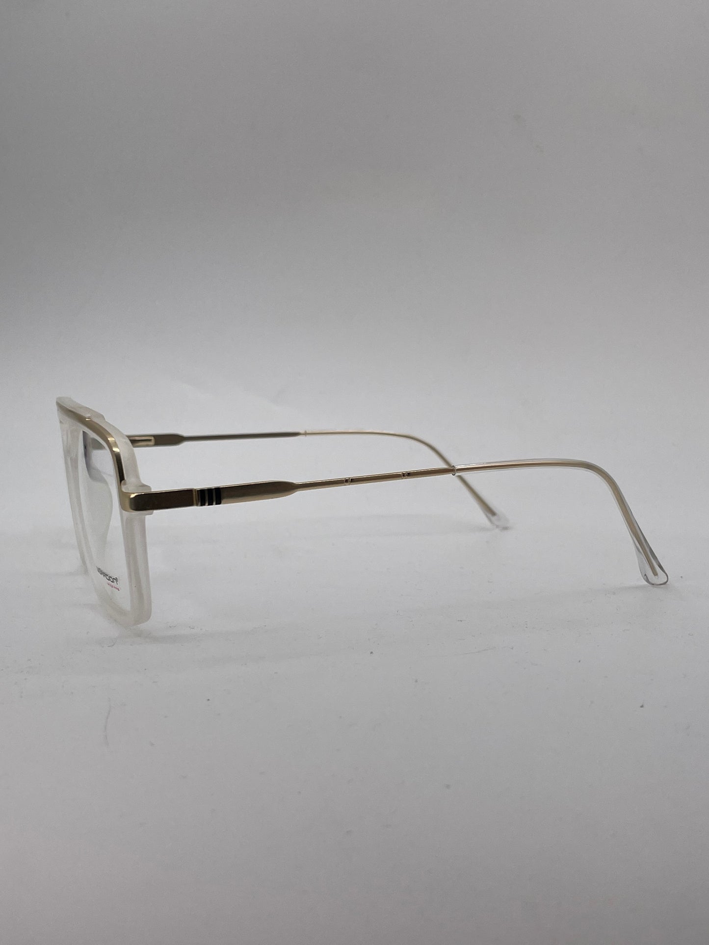 Matt white plastic square optics-468