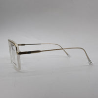 Matt white plastic square optics-468
