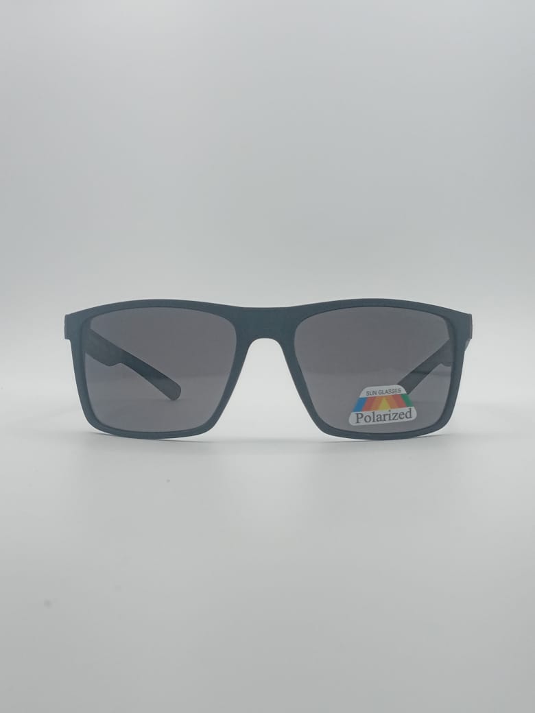 Acetate Black Frame Men's Sunglasses-036