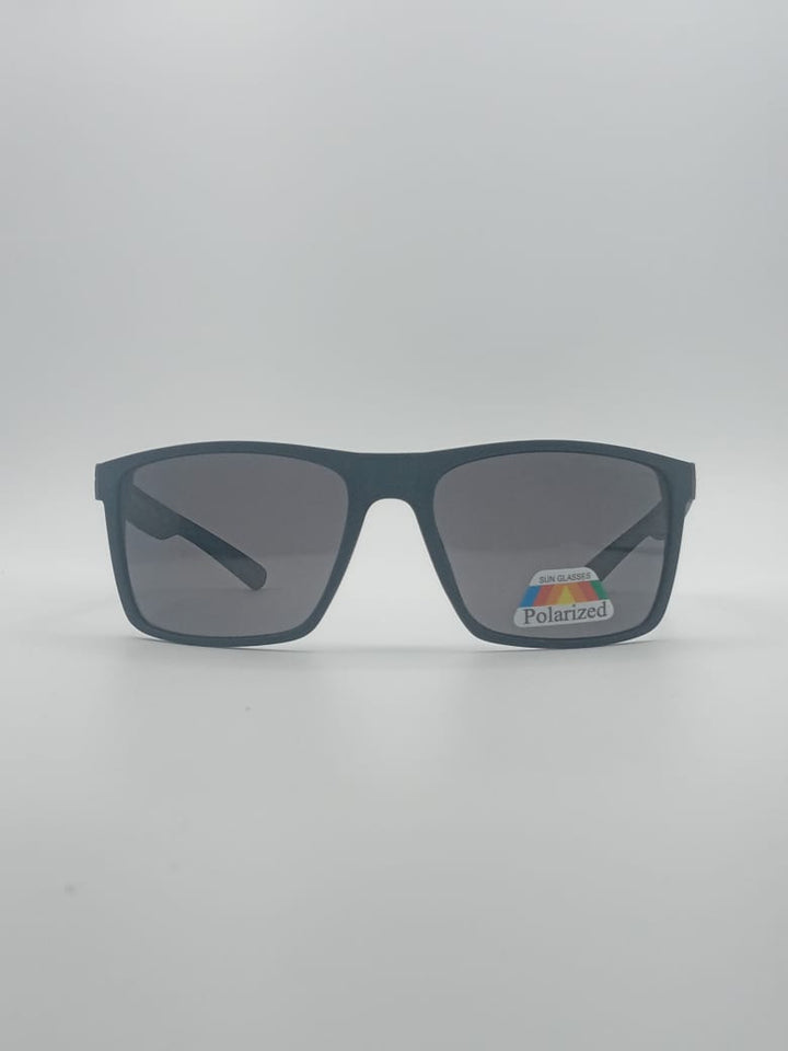 Acetate Black Frame Men's Sunglasses-036
