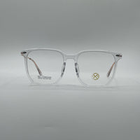 Acetate Translucent White Frame Men's Optics-405