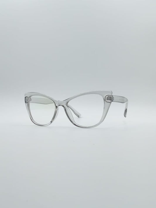 Cat Eye Translucent Frame Women's Optics-092