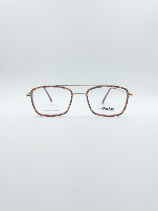 Angular Tortoise Frame Men's Optics-124