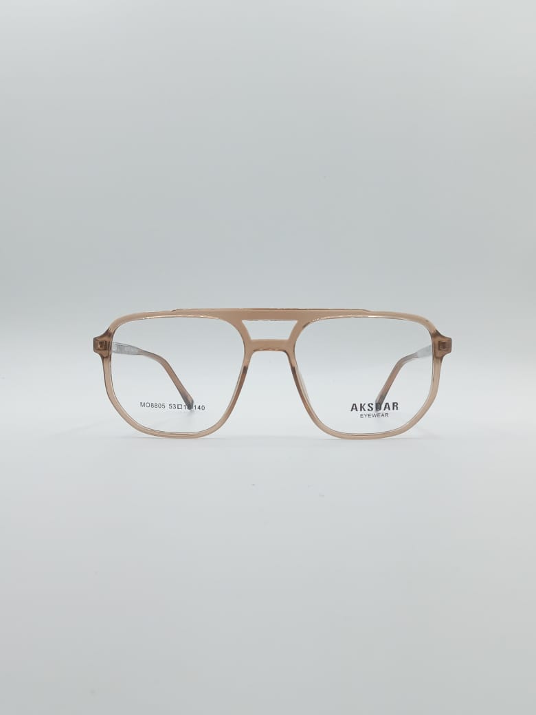 Geometrical Golden Frame Men's Optics-109
