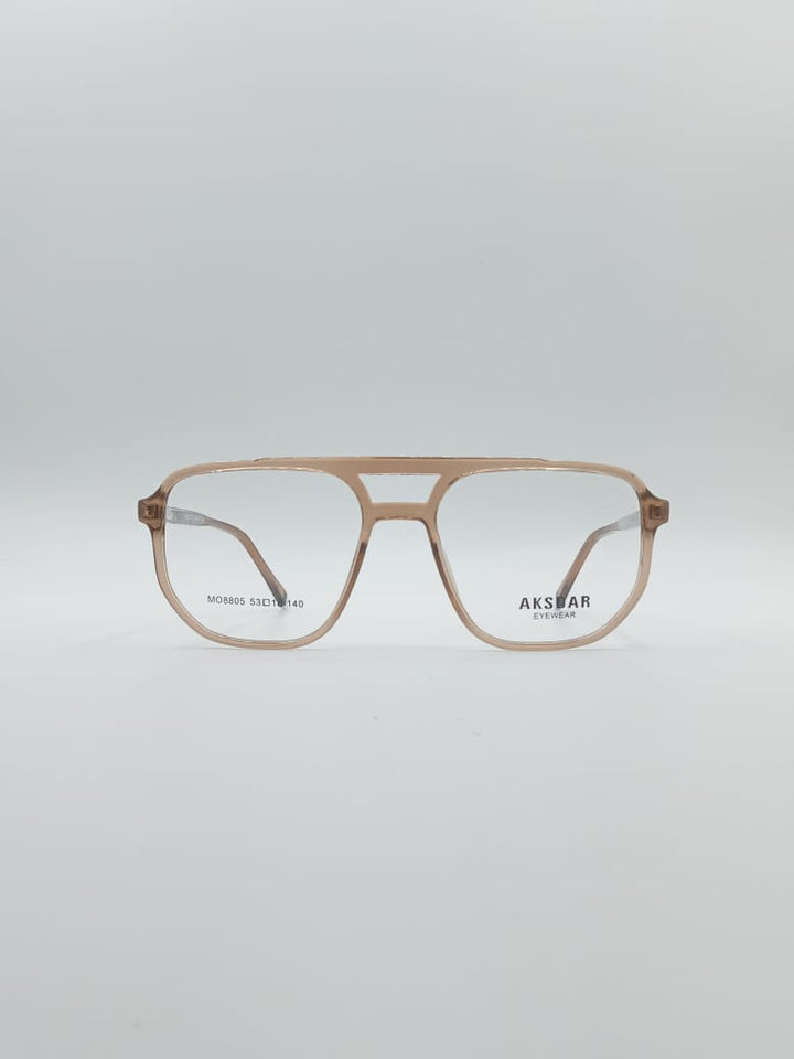 Geometrical Golden Frame Men's Optics-109