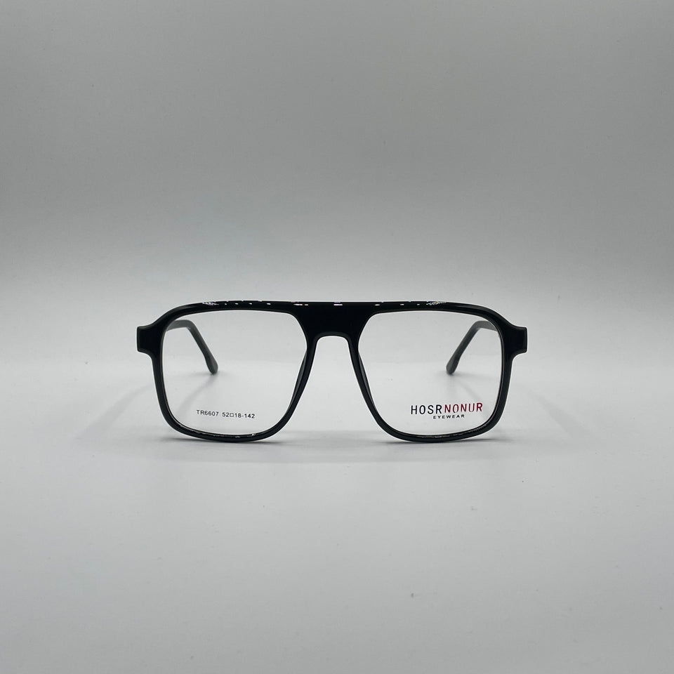 Retro Aviator Black Frame Optics-348