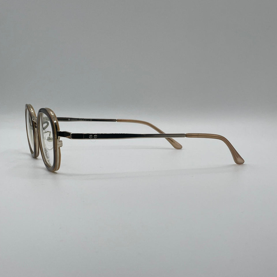 Circular Golden Frame Unisex Optics-307