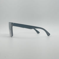 Flat Top Black Frame Sunglasses-001