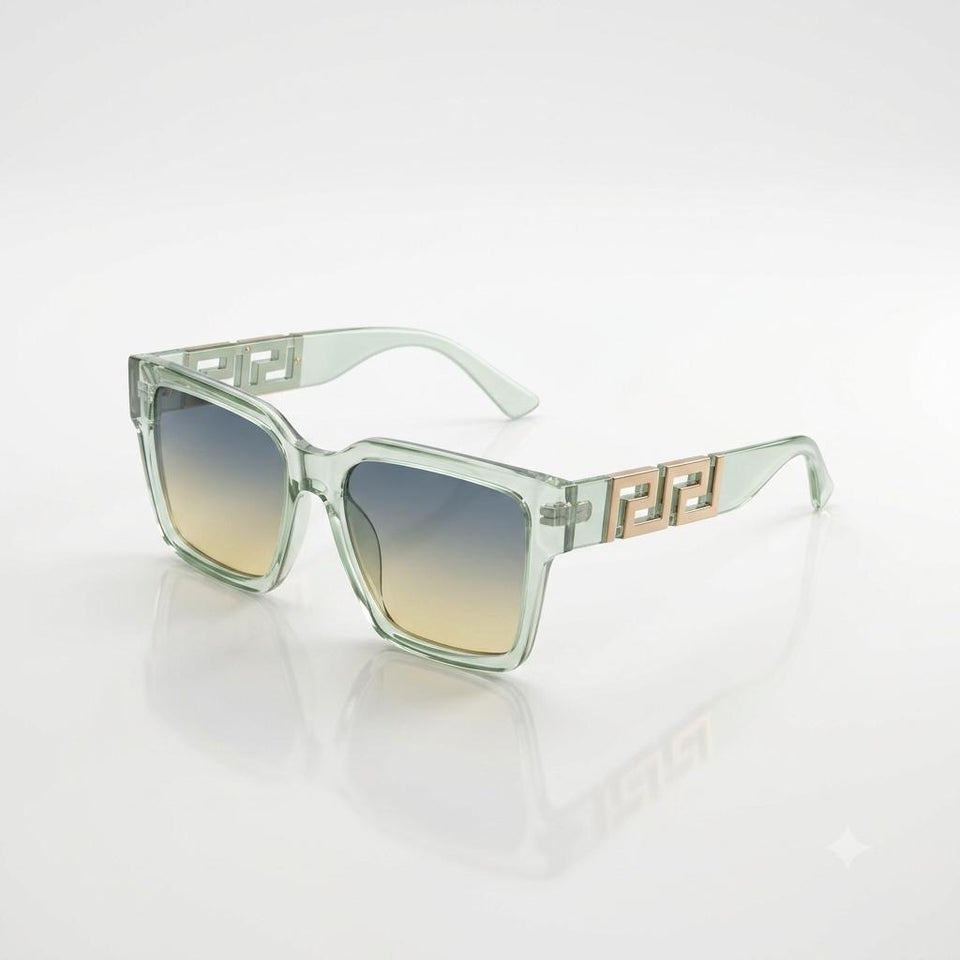 Bold square sunglasses-317