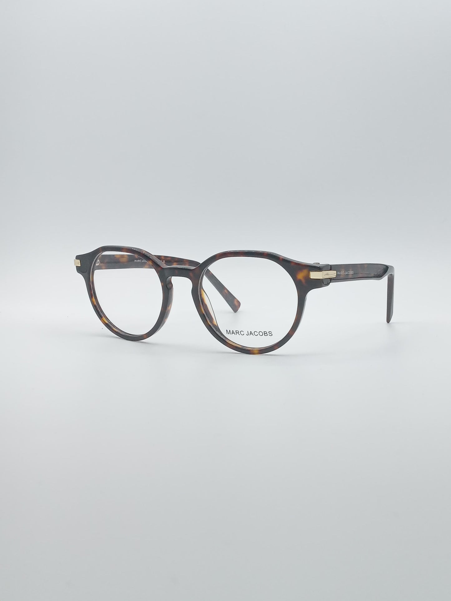 Circular Brown & Orange Frame Men's Optics-256