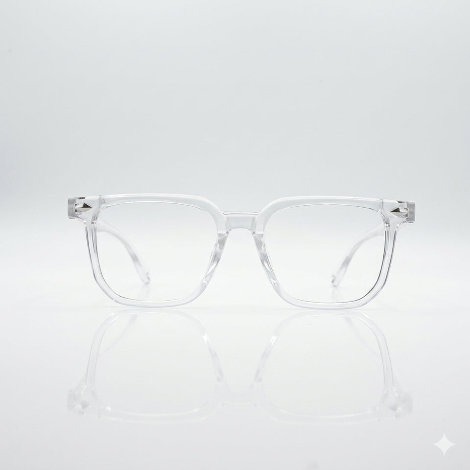 Acetate Translucent Frame Men's Optics-068
