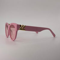 Cat eye pink sunglass-284