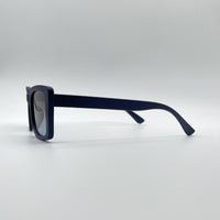 Acetate Navy Blue Frame Women's Sunglasses-086