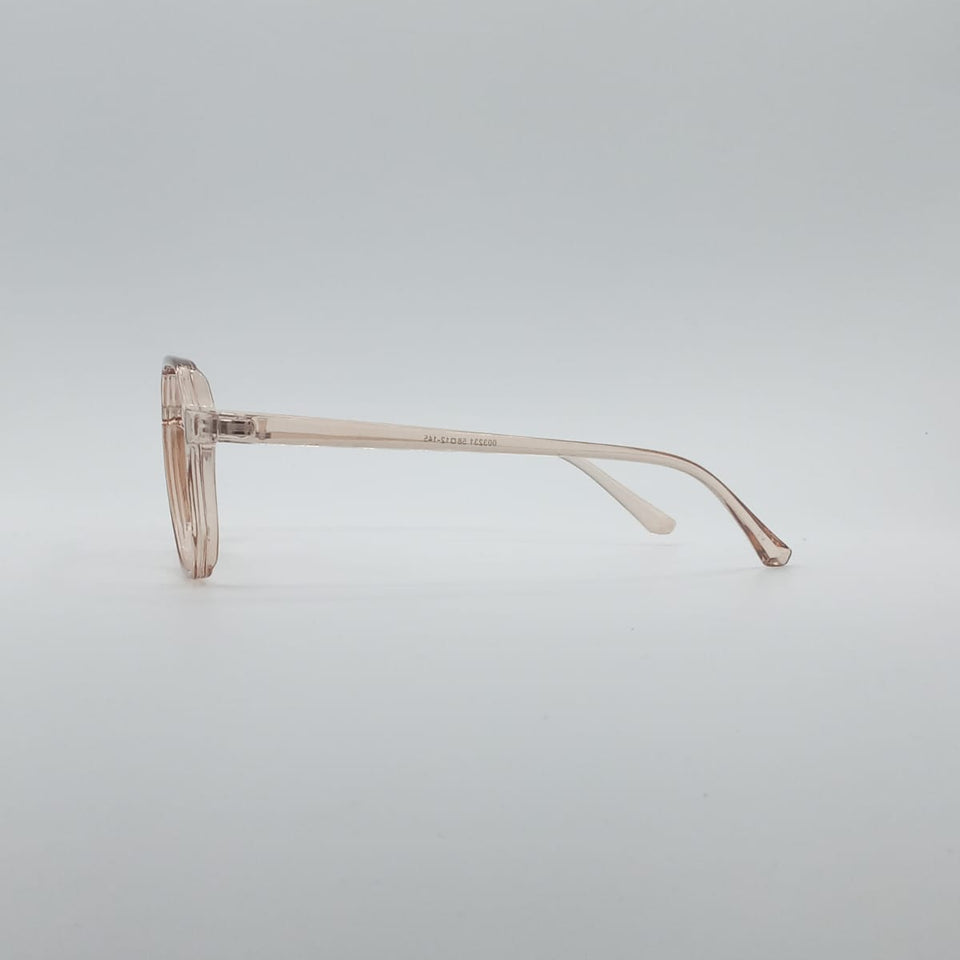 Geometrical Bronze Men's Frame Optics-025