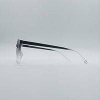 Acetate Black & White Frame Unisex Optics-075