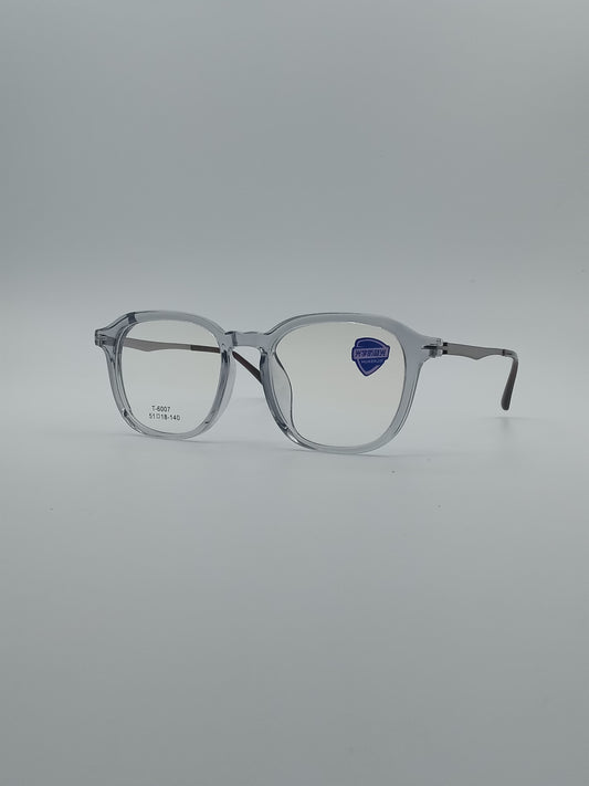Acetate Silver Frame Unisex Optics-162