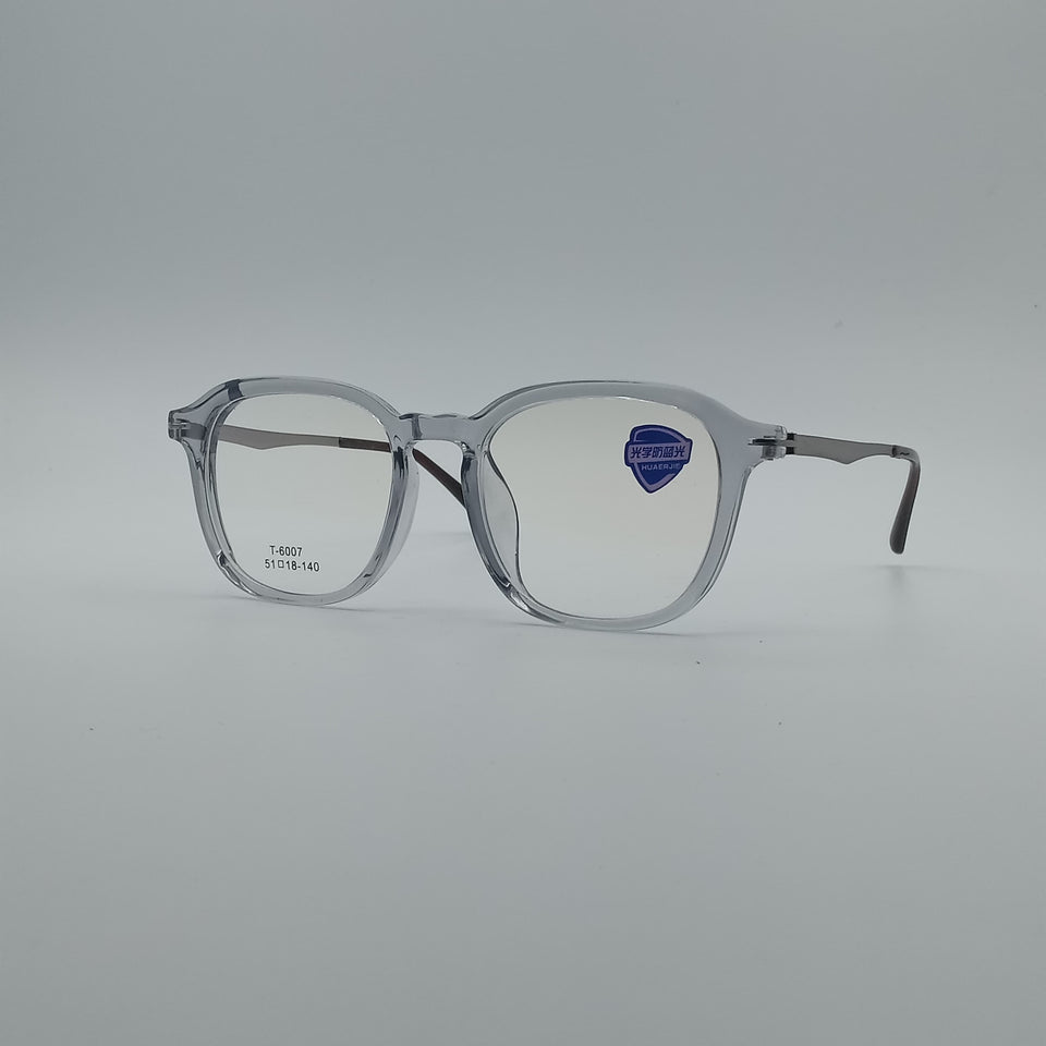 Acetate Silver Frame Unisex Optics-162