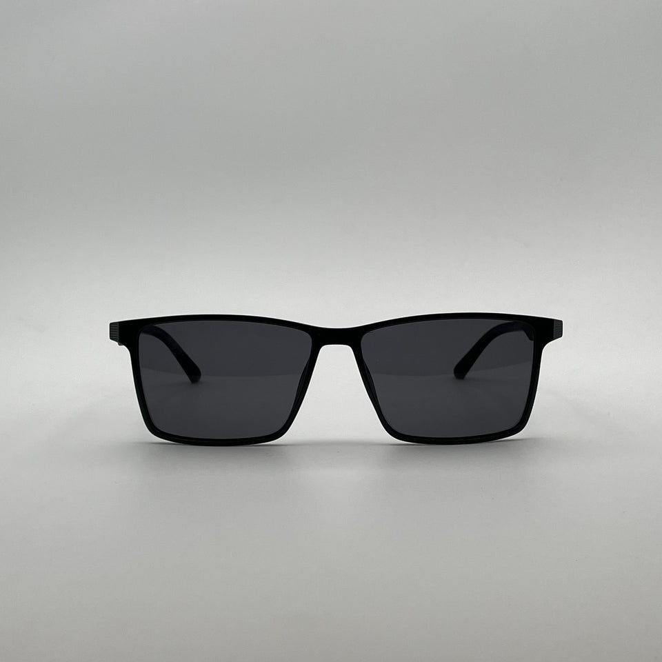 Acetate Black Frame Men Sunglasses-123
