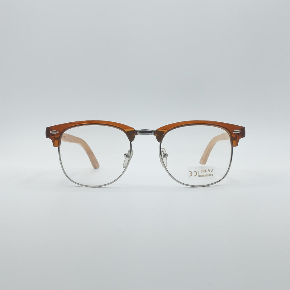 Acetate Brown Frame Unisex Optics-188