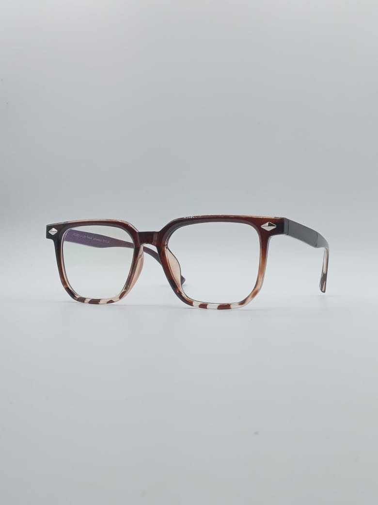 Acetate Brown Frame Men's Optics-077