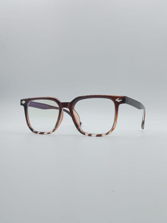Acetate Brown Frame Men's Optics-077