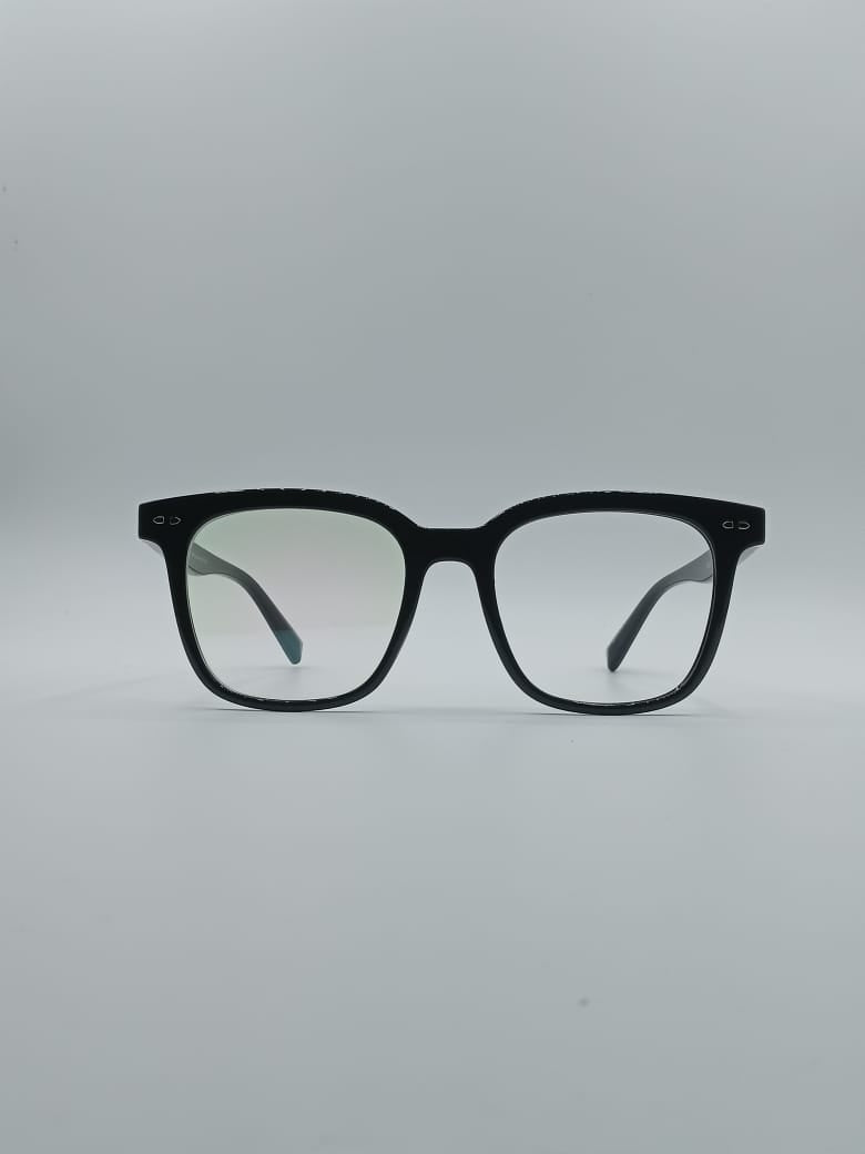 Acetate Black Frame Unisex Optics-069