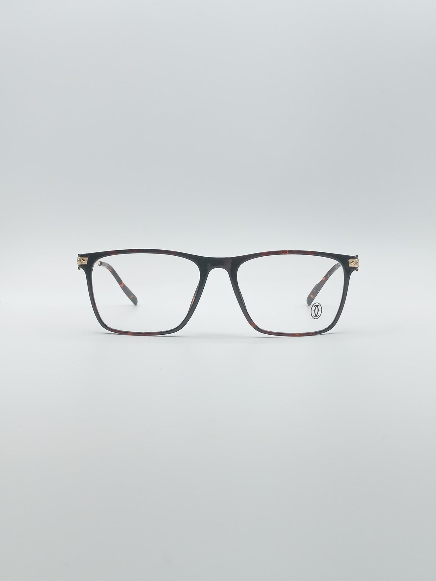 Acetate Black & Orange Frame Men's Optics-259