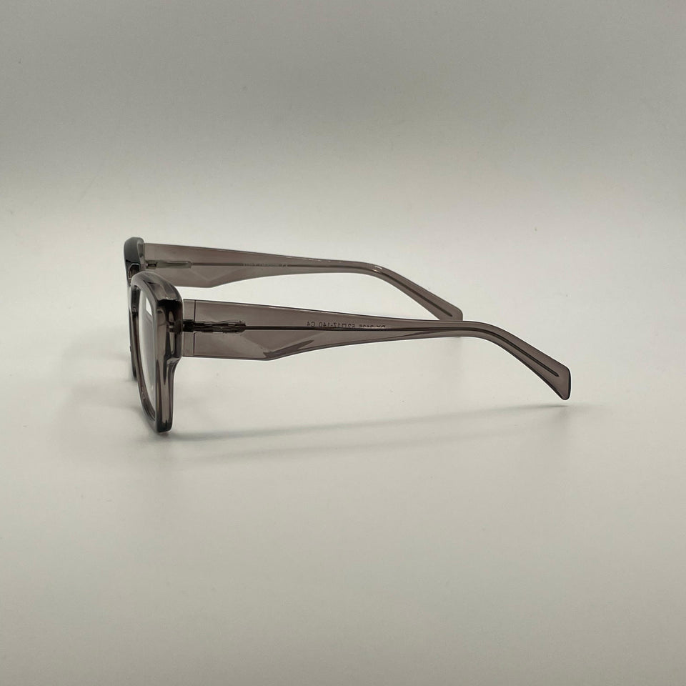 Acetate Translucent Grey Frame Women's Optics-366