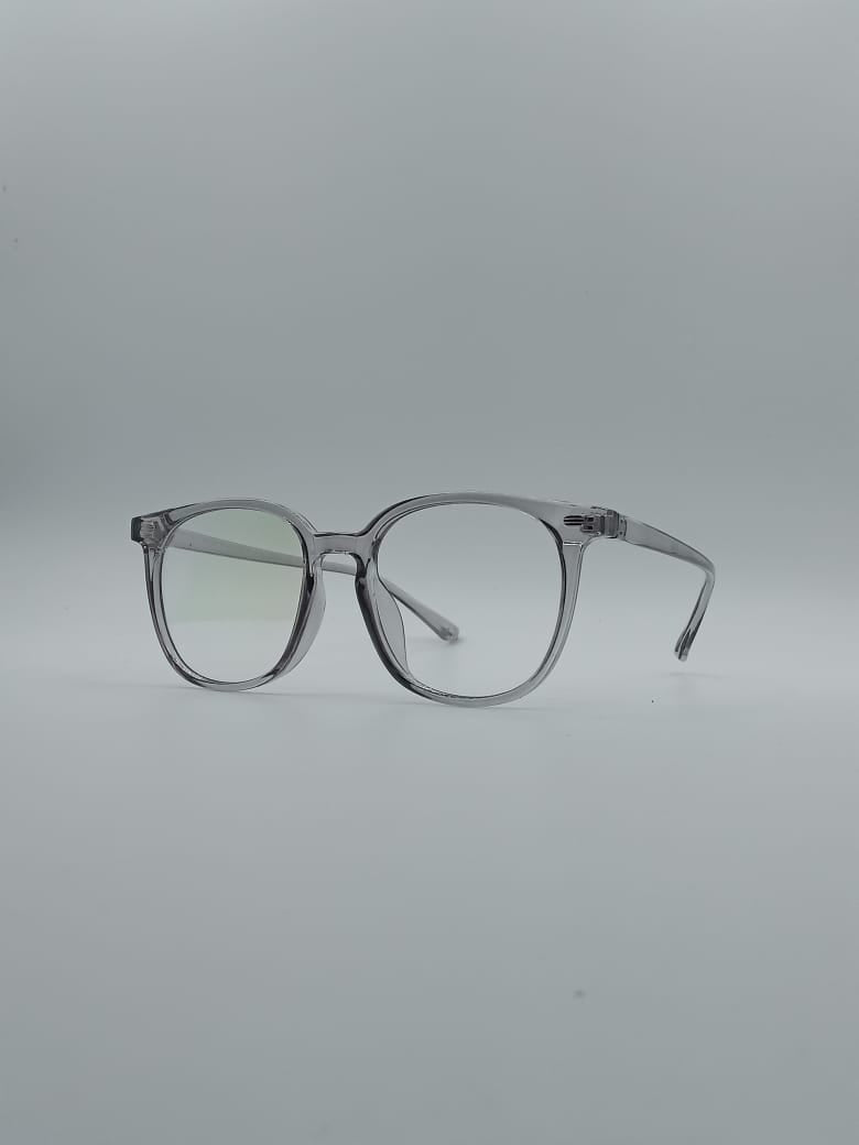 Acetate Silver Frame Unisex Optics-071
